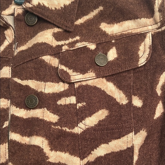 Ralph Lauren Brown and Tan Jean Jacket - Picture 3 of 5